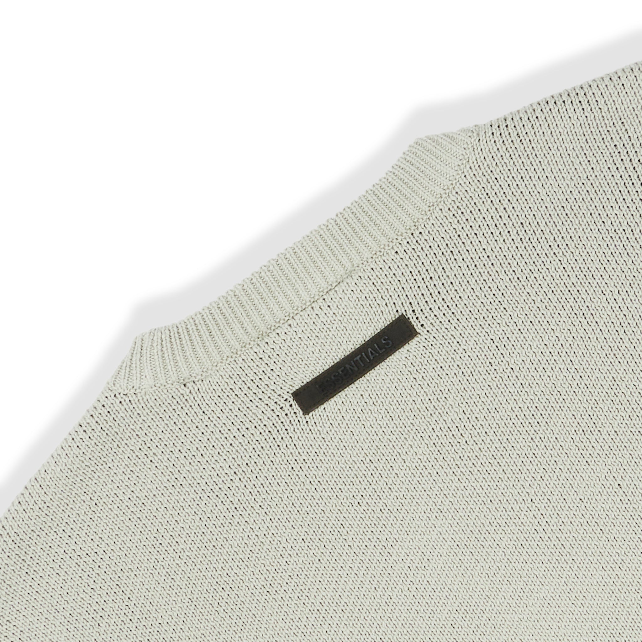 Image of Fear Of God Essentials Concrete Knit Sweatshirt